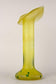 20TH CENTURY, BOHEMIAN GLASS, YELLOW ART NOUVEAU VASE, CZ, CA 1910