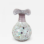 MID CENTURY, ITALY, MURANO GLASS VASE, MULTICOLORED, 1950