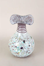 MID CENTURY, ITALY, MURANO GLASS VASE, MULTICOLORED, 1950