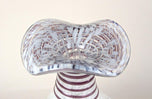 MID CENTURY, ITALY, MURANO GLASS VASE, MULTICOLORED, 1950