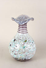 MID CENTURY, ITALY, MURANO GLASS VASE, MULTICOLORED, 1950