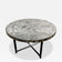 ORGANIC MODERN, BLACK COFFEE TABLE, ROUND, SUAR WOOD