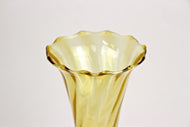 20TH CENTURY, ART DECO, GLASS VASE, AMBER-COLORED, AUSTRIA, CA 1920