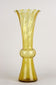 20TH CENTURY, ART DECO, GLASS VASE, AMBER-COLORED, AUSTRIA, CA 1920