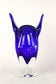 20TH CENTURY, ITALY, DARK BLUE MURANO GLASS VASE, SOMMERSO, 1960, 1970