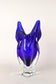 20TH CENTURY, ITALY, DARK BLUE MURANO GLASS VASE, SOMMERSO, 1960, 1970