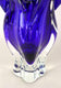 20TH CENTURY, ITALY, DARK BLUE MURANO GLASS VASE, SOMMERSO, 1960, 1970
