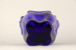 20TH CENTURY, ITALY, DARK BLUE MURANO GLASS VASE, SOMMERSO, 1960, 1970