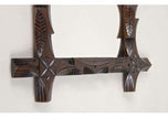 19TH CENTURY, AUSTRIA, BLACK FOREST, WALL MIRROR, HAND CARVED