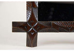 19TH CENTURY, AUSTRIA, BLACK FOREST, WALL MIRROR, HAND CARVED