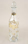 20TH CENTURY, AUSTRIA, GLASS DECANTER, GOLDEN FLORAL PATTERNS, ART NOUVEAU