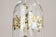 20TH CENTURY, AUSTRIA, GLASS DECANTER, GOLDEN FLORAL PATTERNS, ART NOUVEAU