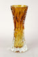 20TH CENTURY, AUSTRIA, AMBERCOLORED ART DECO GLASS VASE, 1920