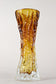 20TH CENTURY, AUSTRIA, AMBERCOLORED ART DECO GLASS VASE, 1920