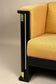20TH CENTURY, AUSTRIA, ART NOUVEAU, BLACK ARMCHAIR, SCHOOL OF JOSEF HOFFMANN, CA 1910