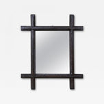 19TH CENTURY, AUSTRIA, RUSTIC, TRAMP ART, WALL MIRROR