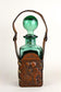 MID,CENTURY,GREEN,GLASS,DECANTER