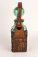 MID,CENTURY,GREEN,GLASS,DECANTER