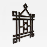 20TH CENTURY, AUSTRIA, RUSTIC TRAMP ART, PHOTO FRAME