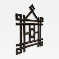 20TH CENTURY, AUSTRIA, RUSTIC TRAMP ART, PHOTO FRAME