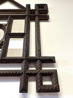 20TH CENTURY, AUSTRIA, RUSTIC TRAMP ART, PHOTO FRAME