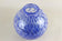 20TH CENTURY, ITALY, BLUE MURANO GLASS BALL VASE, MID CENTURY MODERN, 1970