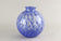 20TH CENTURY, ITALY, BLUE MURANO GLASS BALL VASE, MID CENTURY MODERN, 1970