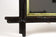 19TH CENTURY, AUSTRIA, RUSTIC BLACK FOREST MIRROR, GILT BARS, CIRCA 1880