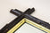 19TH CENTURY, AUSTRIA, RUSTIC BLACK FOREST MIRROR, GILT BARS, CIRCA 1880