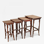 20TH CENTURY, ART NOUVEAU, BENTWOOD NESTING TABLES, THONET, AUSTRIA, CIRCA 1905