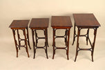 20TH CENTURY, ART NOUVEAU, BENTWOOD NESTING TABLES, THONET, AUSTRIA, CIRCA 1905