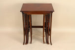 20TH CENTURY, ART NOUVEAU, BENTWOOD NESTING TABLES, THONET, AUSTRIA, CIRCA 1905
