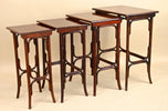 20TH CENTURY, ART NOUVEAU, BENTWOOD NESTING TABLES, THONET, AUSTRIA, CIRCA 1905