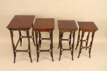 20TH CENTURY, ART NOUVEAU, BENTWOOD NESTING TABLES, THONET, AUSTRIA, CIRCA 1905