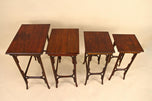 20TH CENTURY, ART NOUVEAU, BENTWOOD NESTING TABLES, THONET, AUSTRIA, CIRCA 1905