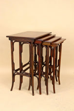 20TH CENTURY, ART NOUVEAU, BENTWOOD NESTING TABLES, THONET, AUSTRIA, CIRCA 1905