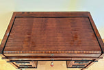 19TH CENTURY, AUSTRIA, EMPIRE WRITING DESK, NUTWOOD, ROLL TOP