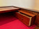 19TH CENTURY, AUSTRIA, EMPIRE WRITING DESK, NUTWOOD, ROLL TOP