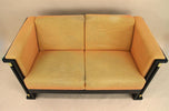 20TH CENTURY, AUSTRIA, ART NOUVEAU, TWO SEAT SOFA, SCHOOL OF J HOFFMANN