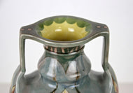 20TH CENTURY, AUSTRIA, ART NOUVEAU, MAJOLICA VASE, GERBING & STEPHAN, CA 1910