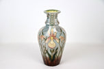 20TH CENTURY, AUSTRIA, ART NOUVEAU, MAJOLICA VASE, GERBING & STEPHAN, CA 1910