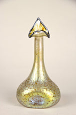 19TH CENTURY, ART NOUVEAU, LOETZ GLASS VASE, DECOR CANDIA PAPILLON, BOHEMIA, CA 1898