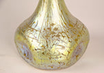 19TH CENTURY, ART NOUVEAU, LOETZ GLASS VASE, DECOR CANDIA PAPILLON, BOHEMIA, CA 1898