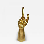 21ST CENTURY, CONTEMPORARY, GIGANTIC HAND SCULPTURE, GOLDLEAF PLATED