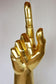 21ST CENTURY, CONTEMPORARY, GIGANTIC HAND SCULPTURE, GOLDLEAF PLATED