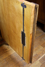 19TH CENTURY, AUSTRIA, BIEDERMEIER NUTWOOD COMMODE, TRUMEAU, CIRCA 1825