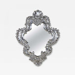 19TH CENTURY, ITALIAN, WALL MIRROR, SILVERED, COPPER, VENICE, C1880