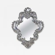 19TH CENTURY, ITALIAN, WALL MIRROR, SILVERED, COPPER, VENICE, C1880