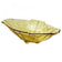 20TH CENTURY, ART DECO, GLASS BOWL, AMBER COLORED, AUSTRIA, CIRCA 1920
