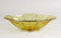 20TH CENTURY, ART DECO, GLASS BOWL, AMBER COLORED, AUSTRIA, CIRCA 1920